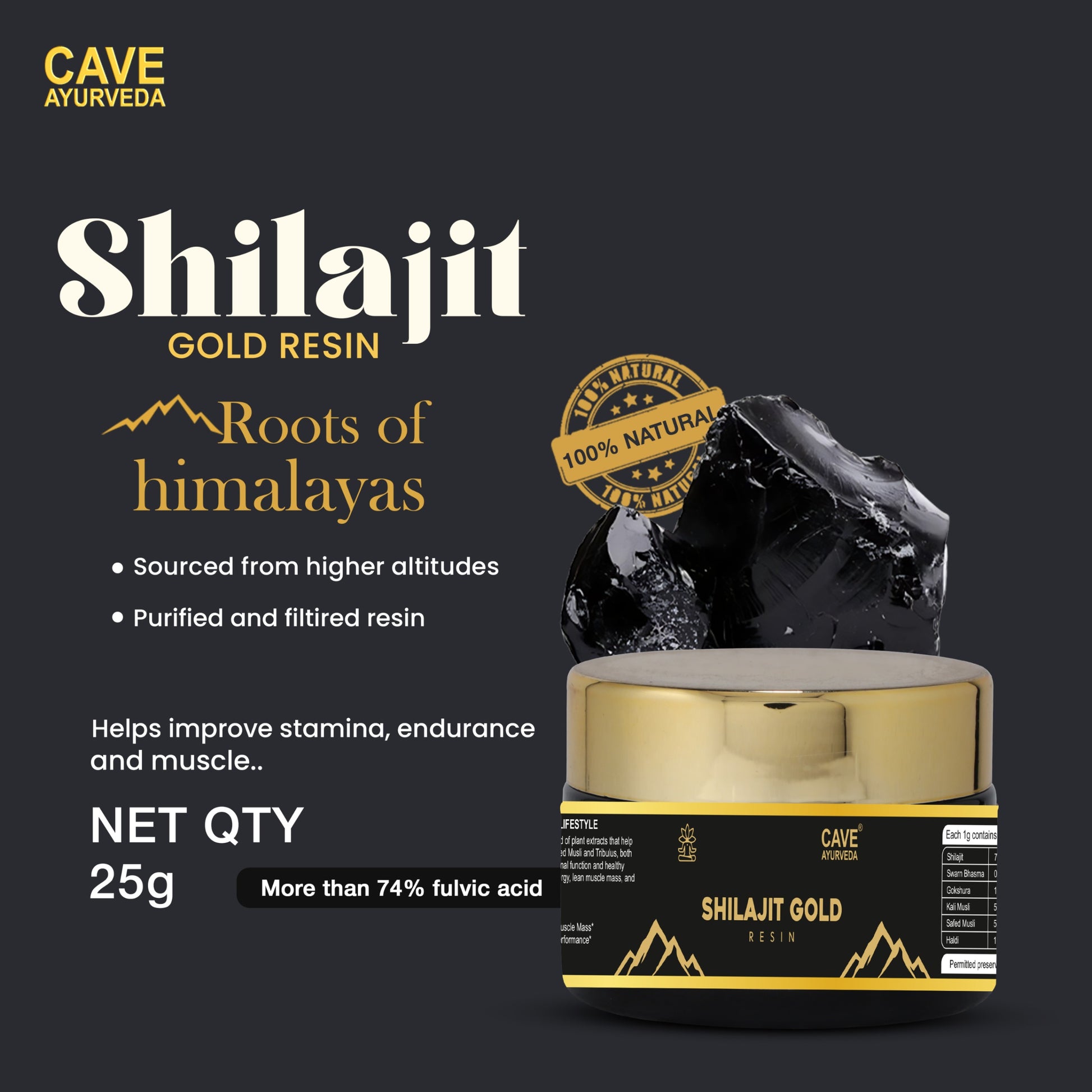Pure Himalayan Shilajit