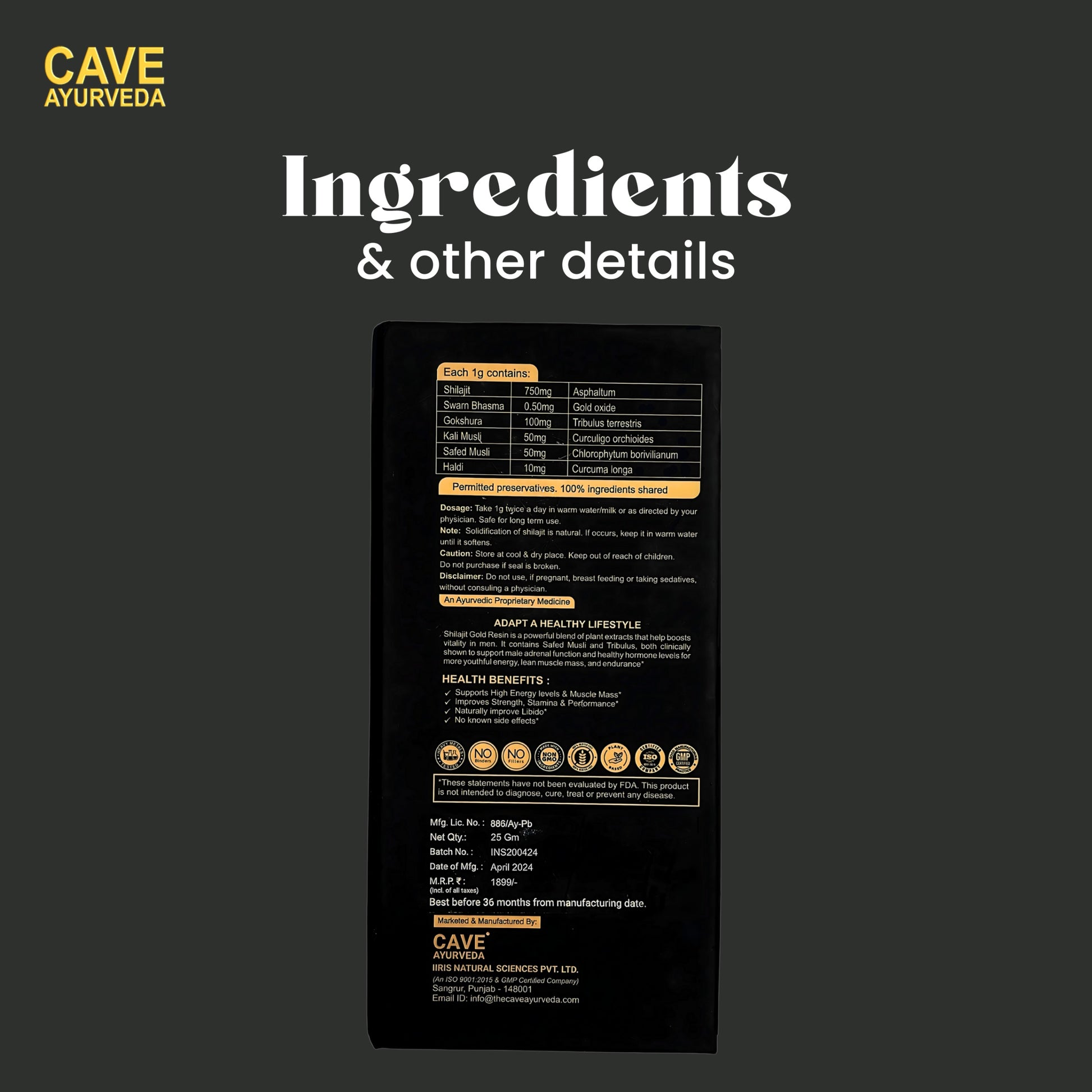 Pure Himalayan Shilajit